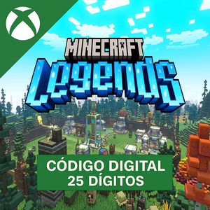 Minecraft Legends Xbox - Código 25 Dígitos