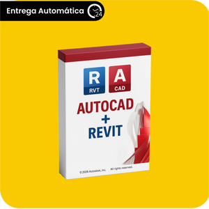 Autodesk AutoCAD + Revit — Licença Anual Completa (12 Meses) | Ativação Digital Imediata