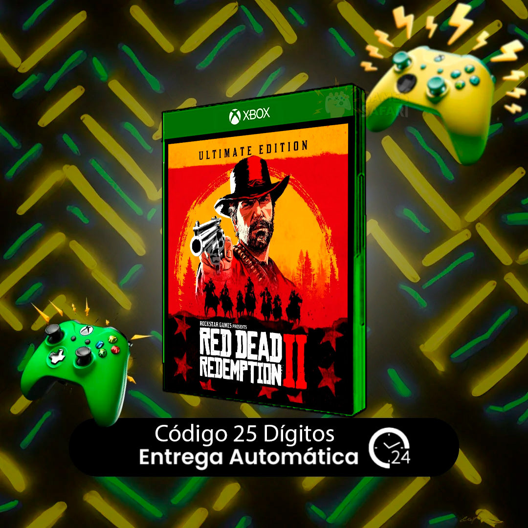 Red Dead Redemption 2: Ultimate Edition Xbox REGIÃO - Código 25 Dígitos