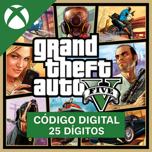 Grand Theft Auto V Xbox - Código 25 Dígitos