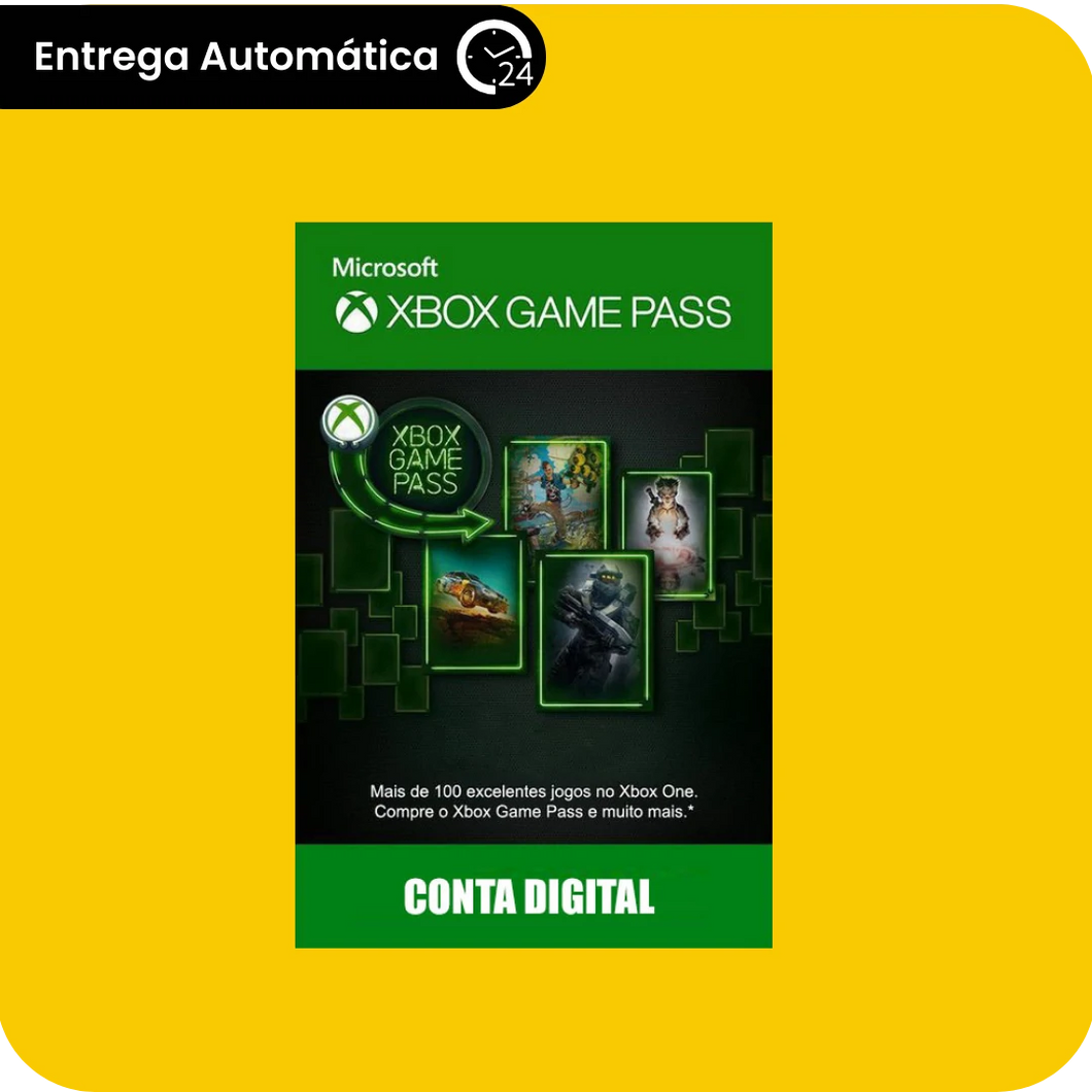 Xbox Pc Game Pass - 3 Meses De Assinatura Para Contas Novas