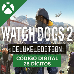 Watch Dogs 2 Deluxe Xbox REGIÃO - Código 25 Dígitos