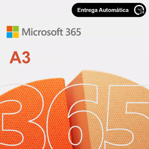Office 365 A3 - 12 meses | Licença Exclusiva para Novas Contas