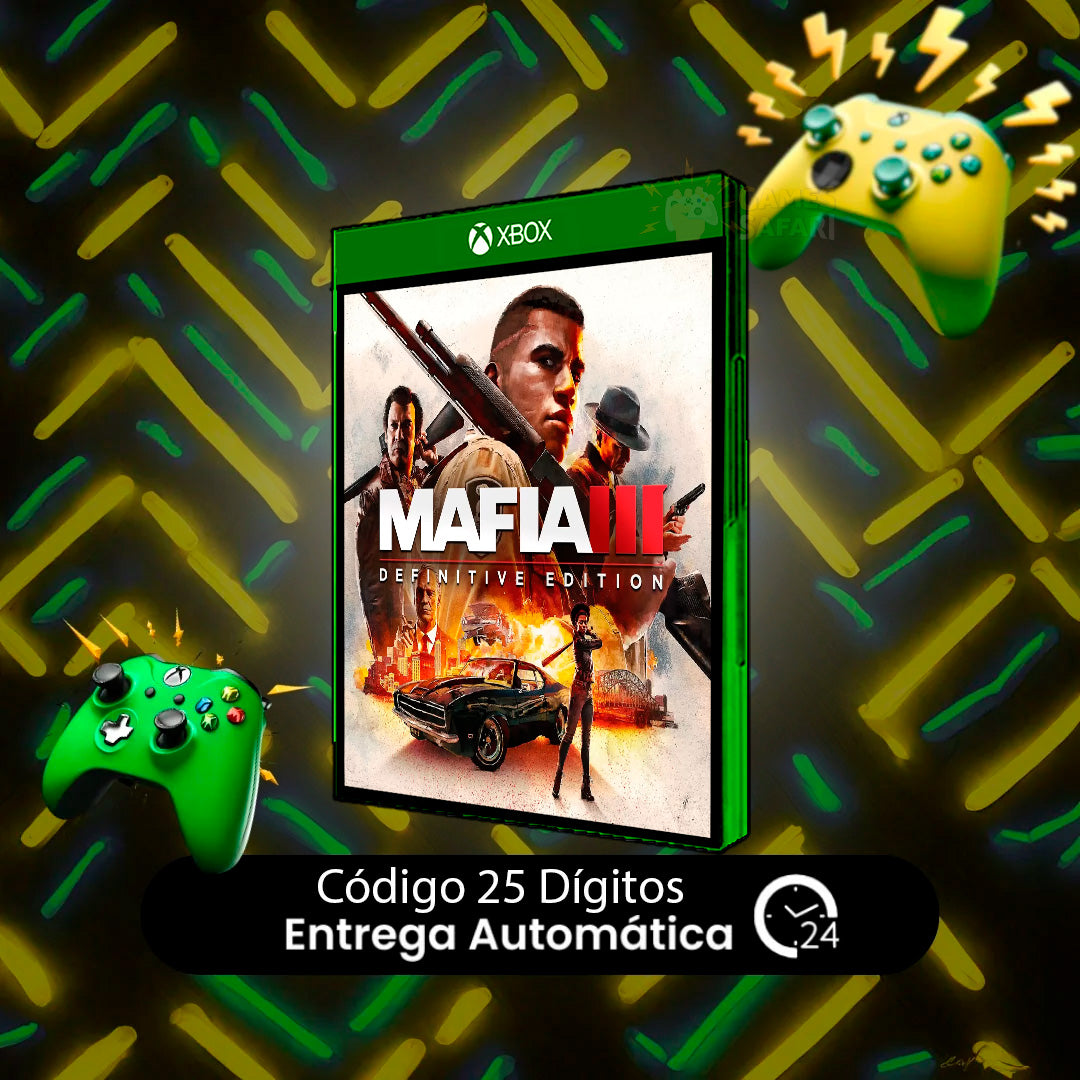 Mafia III: Definitive Edition Xbox REGIÃO - Código 25 Dígitos