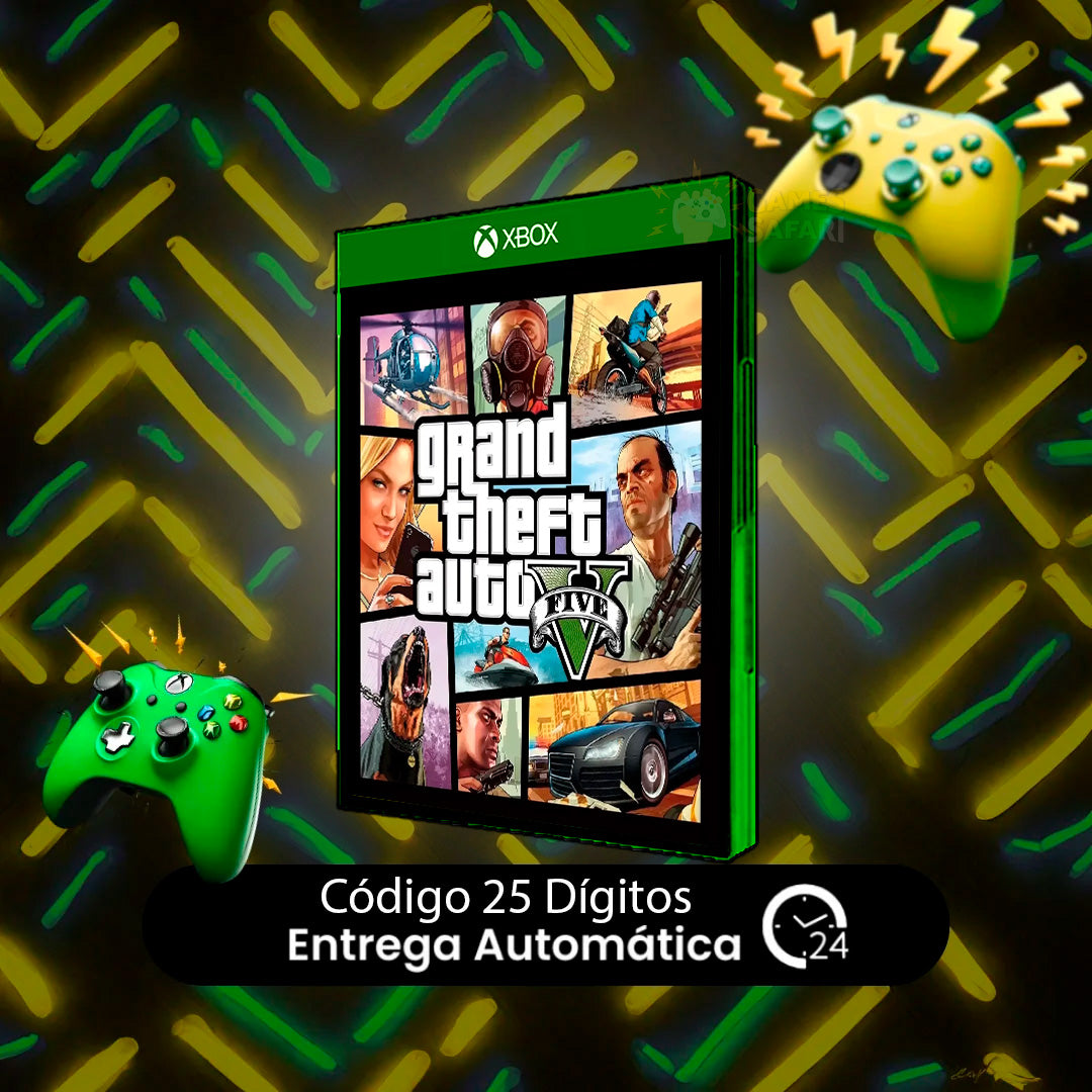 Grand Theft Auto V Xbox Series X|S REGIÃO - Código 25 Dígitos