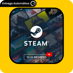 Assinatura Membro YouTube – Ganhe 1 Jogo Steam por Mês