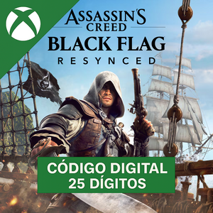 Assassin's Creed Black Flag Resynced Xbox - Código 25 Dígitos