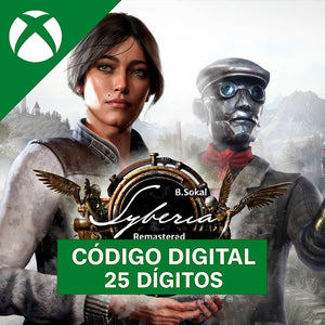 Syberia Remastered Xbox - Código 25 Dígitos
