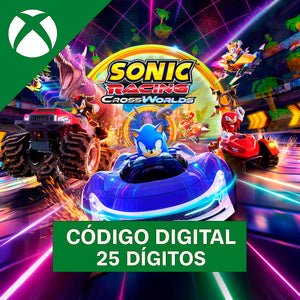 Sonic Racing: CrossWorlds Xbox - Código 25 Dígitos