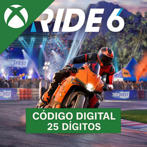 RIDE 6 Xbox - Código 25 Dígitos