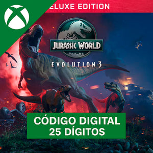 Jurassic World Evolution 3 Deluxe Edition Xbox - Código 25 Dígitos