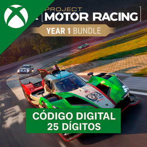 Project Motor Racing: Year 1 Bundle Xbox - Código 25 Dígitos