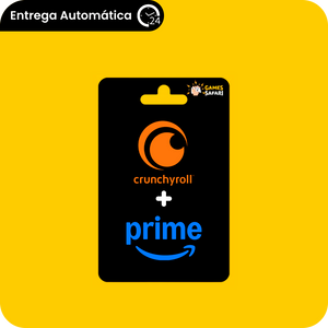 Combo: Assinatura Crunchyroll  + Amazon Prime - 1 Mês Conta