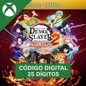 Demon Slayer -Kimetsu no Yaiba- The Hinokami Chronicles 2 DELUXE Xbox - Código 25 Dígitos