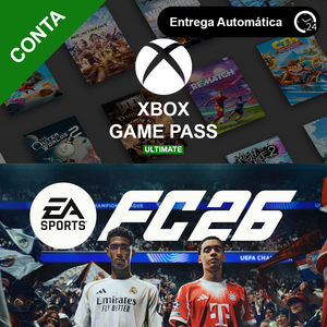 Combo: Assinatura Game Pass Ultimate - 1 mês + EA SPORTS FC 26 - Xbox Mídia Digital