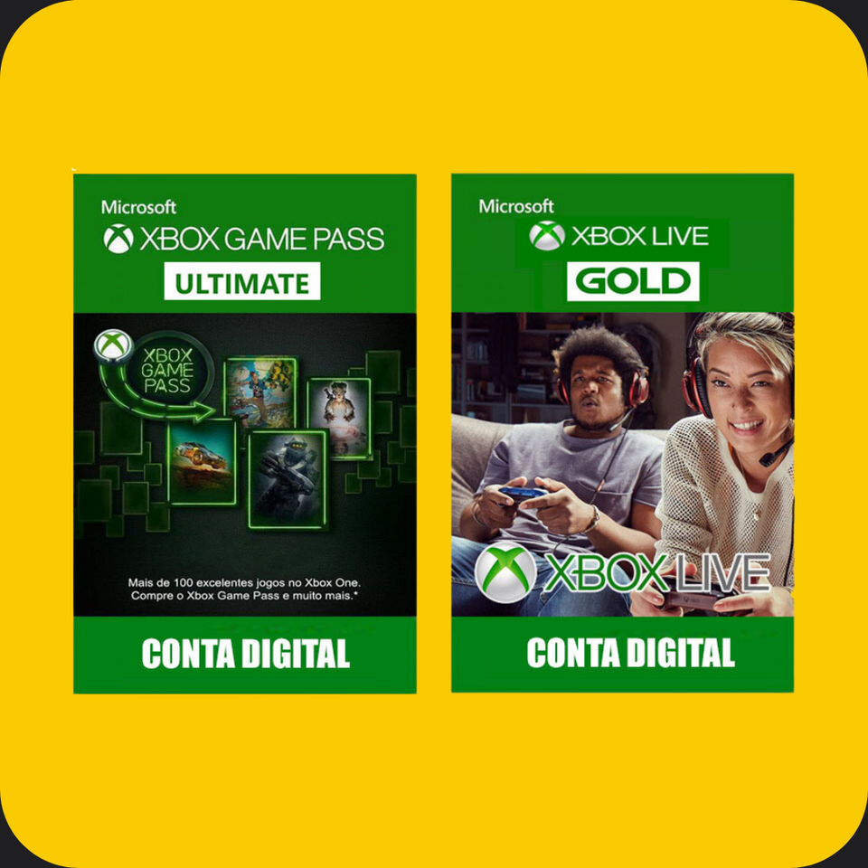 Assinatura Game Pass Ultimate e Live Gold Exclusiva – Games Safari